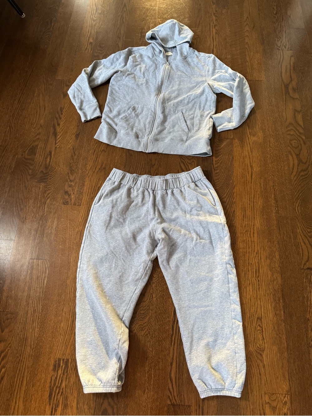 Pact Light Gray Women's Zip Hoodie & Joggers Set